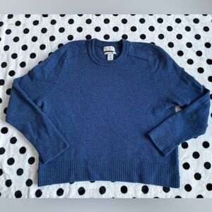 Rachel Zoe 100% Merino Wool Sweater in Deep Blue